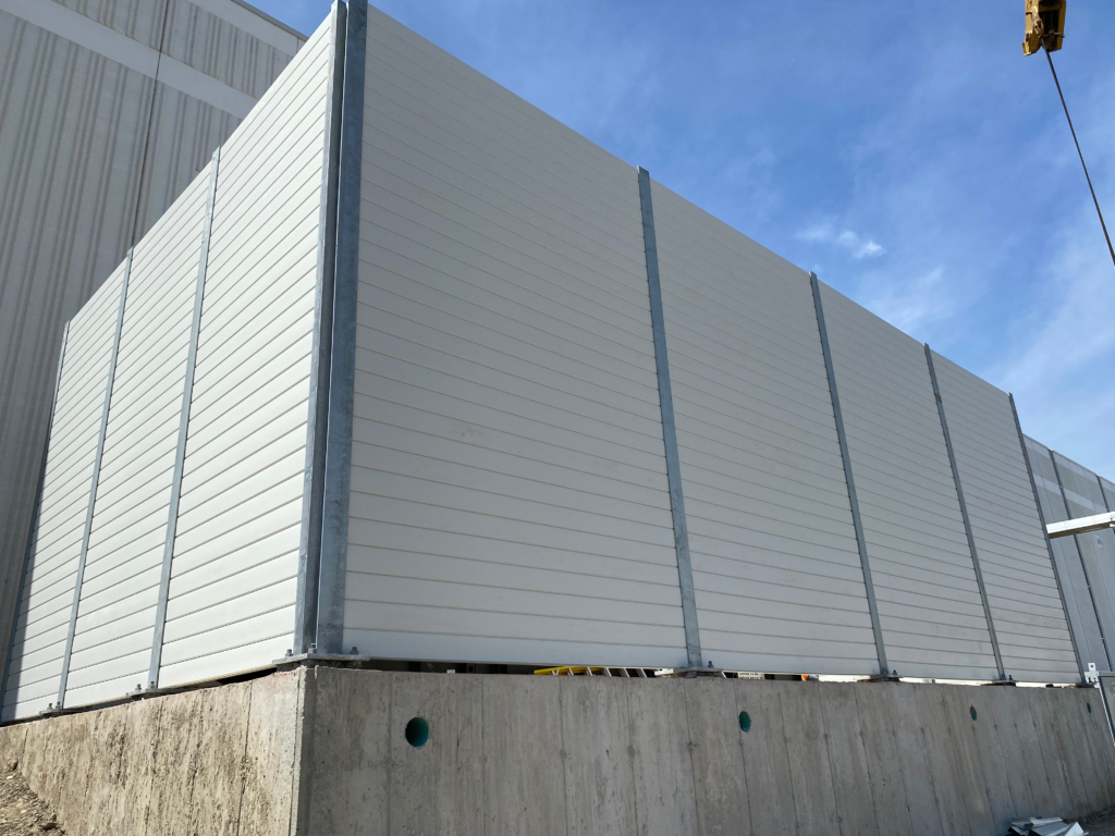 Home Depot Equipment Screen • Durisol Noise Barriers