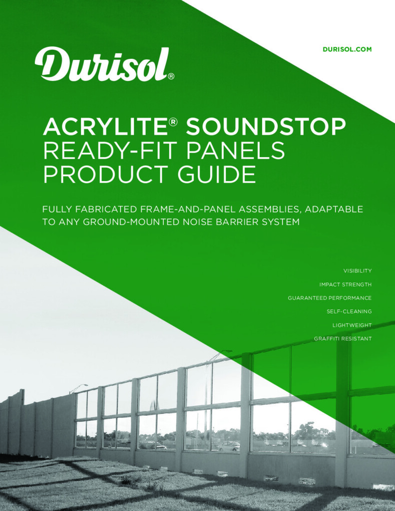 thumbnail of ACRYLITE Soundstop Ready-Fit Panels Product Guide