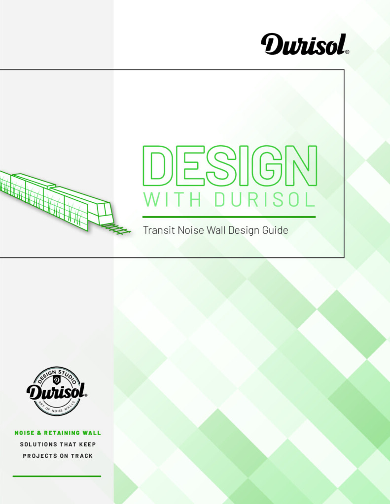 thumbnail of Durisol Transit Noise Wall Design Guide